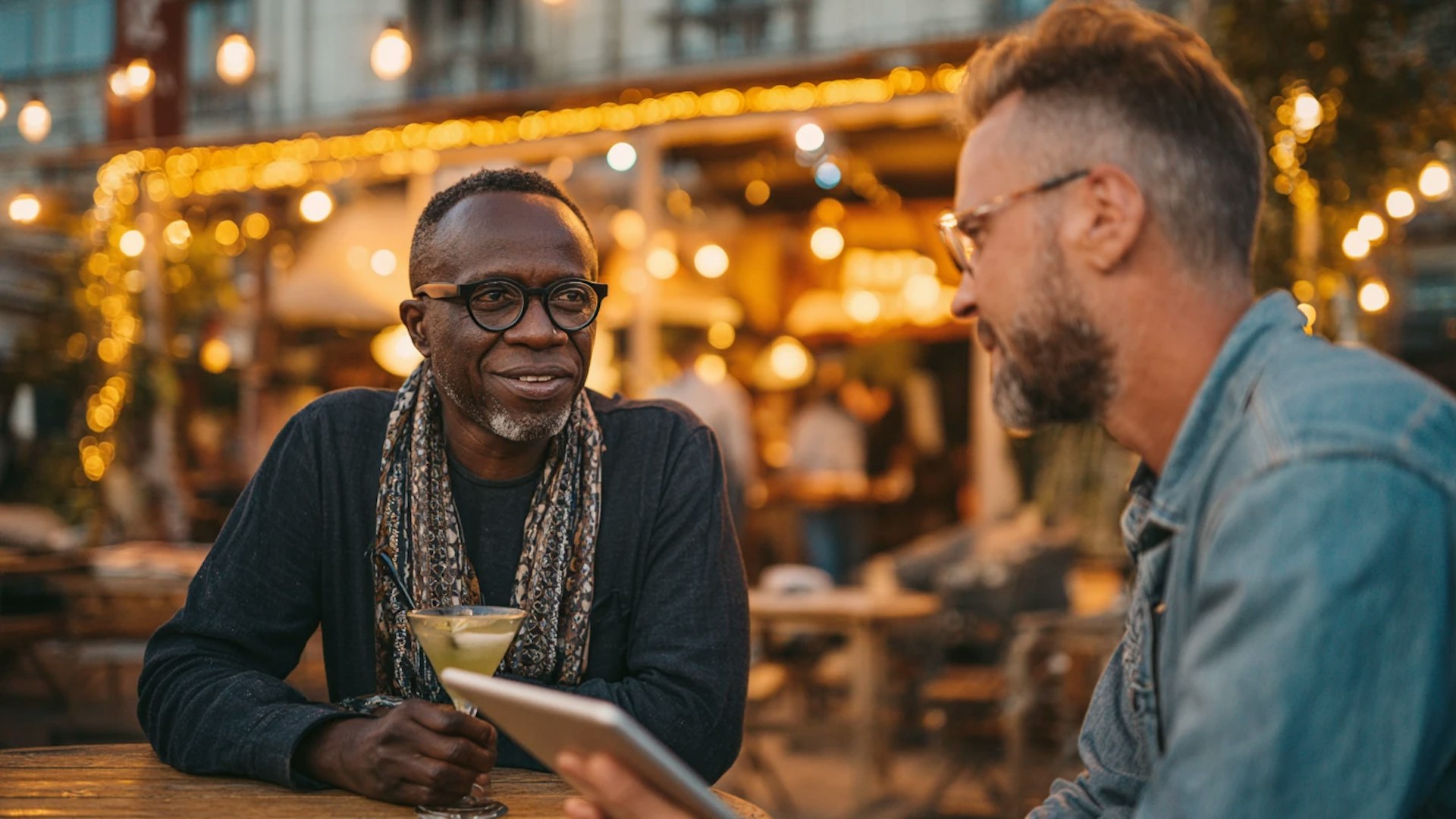 A researcher conducting qualitative research inside a live hospitality venue — capturing guest behaviour and perception in the moment.